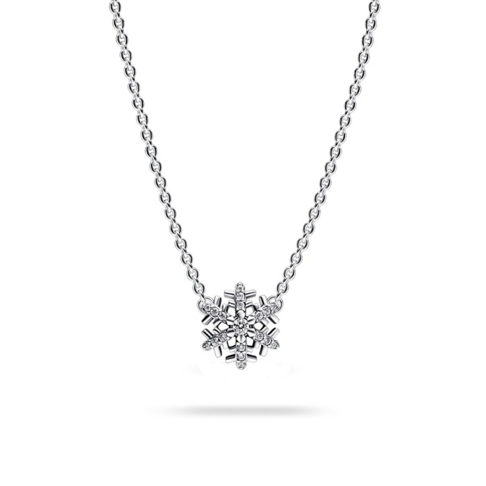 Pandora Sparkling Snowflake Necklace