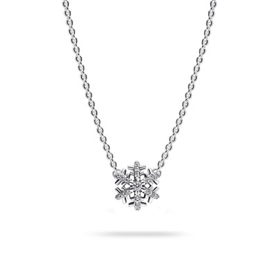 Pandora Sparkling Snowflake Necklace