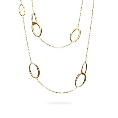 My Essence Long Necklace with Circles