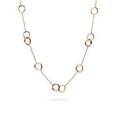 My Essence Long Necklace Linked Circles
