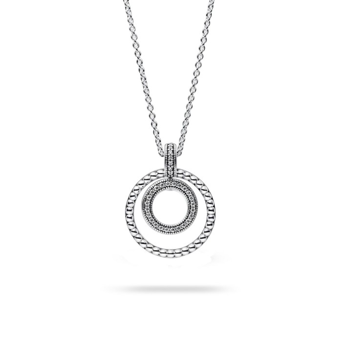 Amazon.com: Pandora Jewelry Curb Chain Sterling Silver Necklace, 23.6