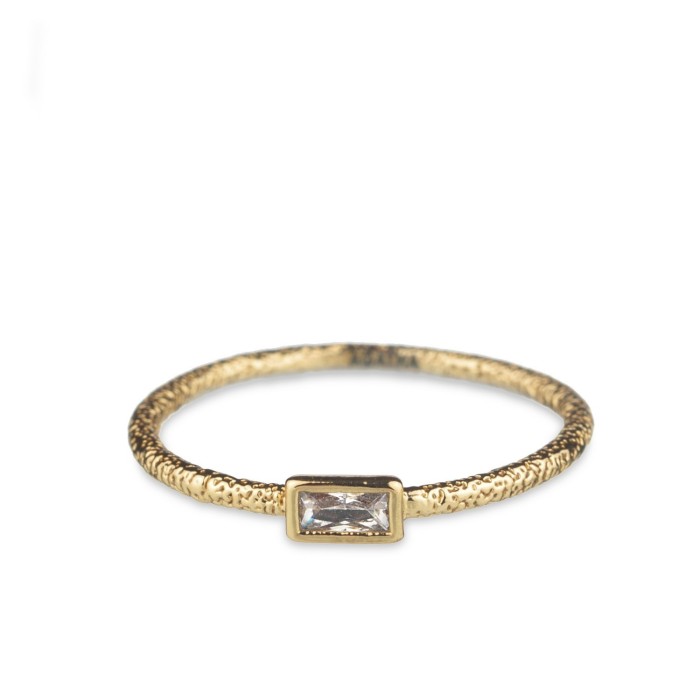 Fine Gold Crystal Ring CLEOPATR Agatha