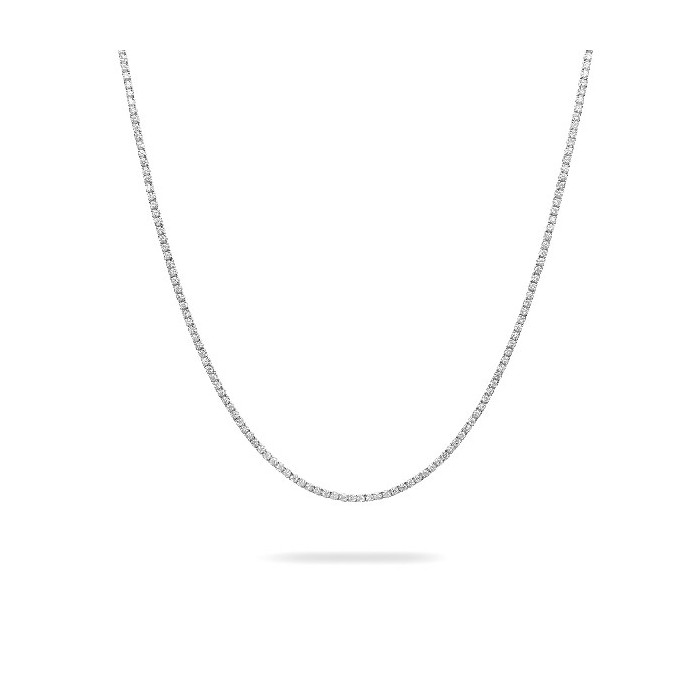 Riviere White Gold and Diamonds Necklace