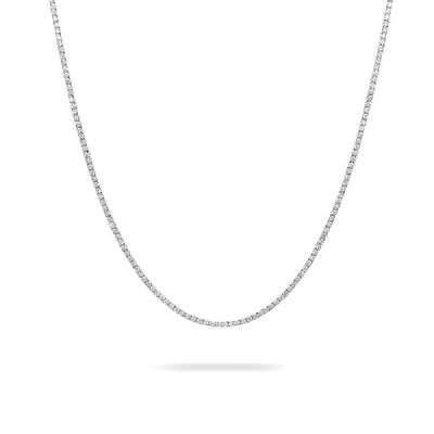 Riviere White Gold and Diamonds Necklace