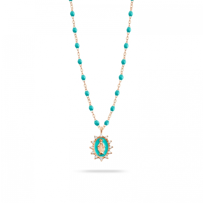 Turquoise Madone Supreme Gigi CLOZEAU Necklace