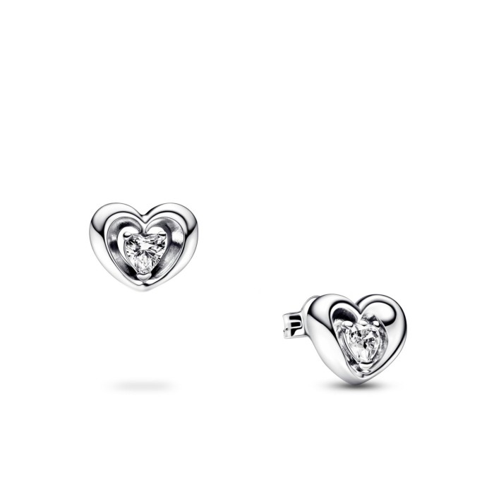 Pandora Moments Heart Stud Earrings