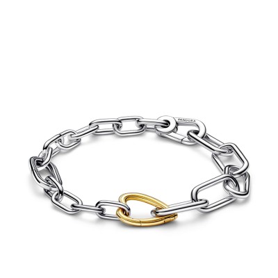 Golden Heart Link Bracelet Pandora Me