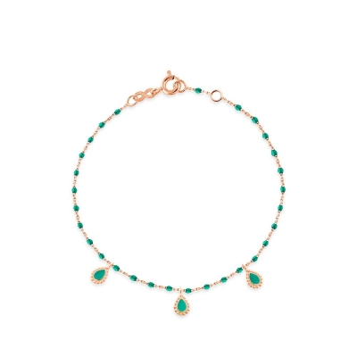 gigiCLOZEAU Mini Cashmere Emerald Bracelet