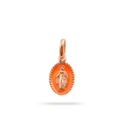 gigiCLOZEAU Orange Virgin Pendant Charm