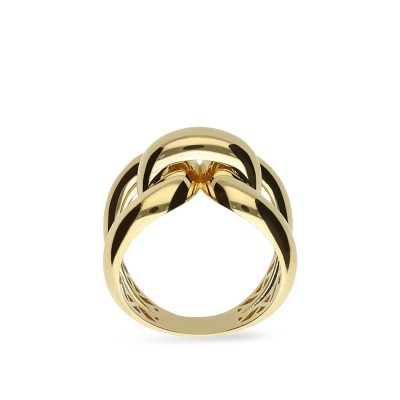 Yellow Gold Bow Ring My Essence