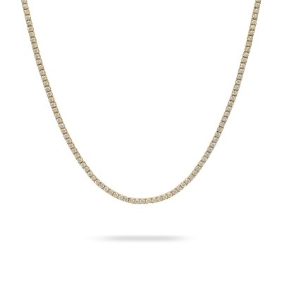 Necklace Riviere Yellow Gold and Diamonds
