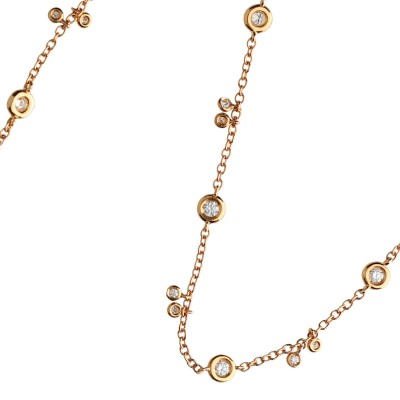 Rose gold Cherry Aura bracelet Grau
