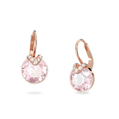 Bella V Swarovski Earrings Pink