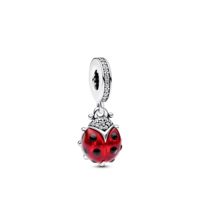 Pandora Moments Red Ladybug Pendant Charm