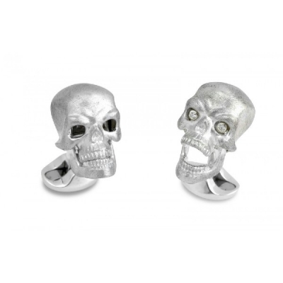 Skull and diamonds Cufflinks