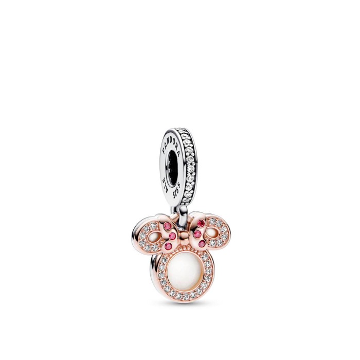 Pandora Disney Minnie Silver and Rose Gold Charm