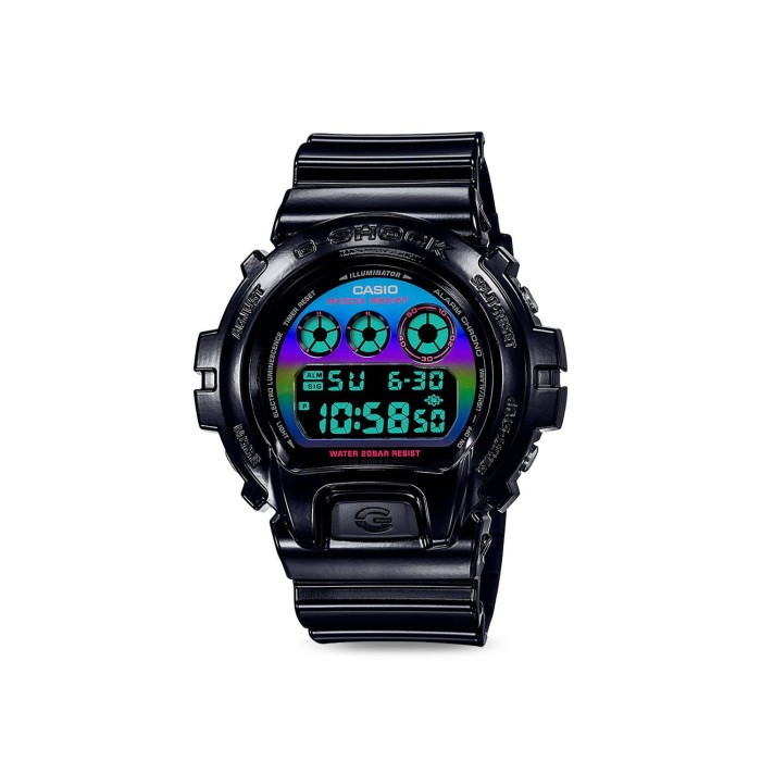 Casio Black Rainbow Vapour Watch
