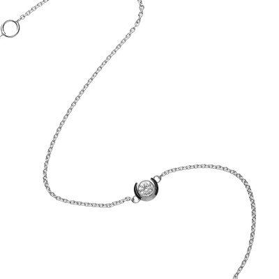 White gold diamond Aura bracelet Grau