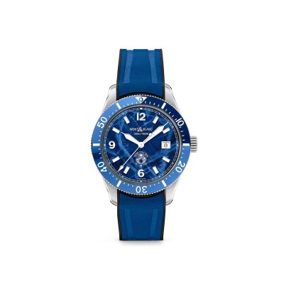 Montblanc 1858 Iced Sea Automatic Date Blue Watch