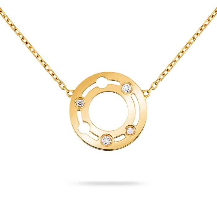Pulse Gold and Diamond Necklace by Dihn Van