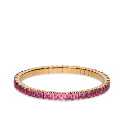 Bracelet Riviere Grau Pink Sapphires