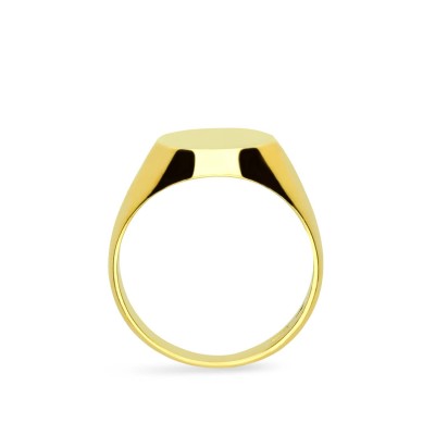 Oval Seal Ring Yellow Gold
