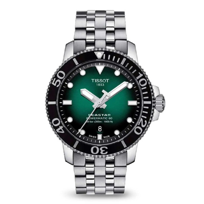 Rellotge Tissot Verd Seastar 1000 Powermatic 80