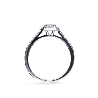 Grau Diamond and White Gold Ring