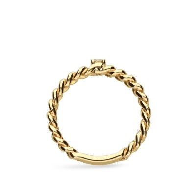 Ring Grau Rose Gold Barbed Chain