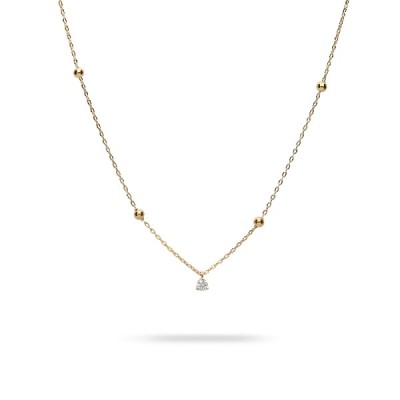 Grau Necklace Yellow Gold and Diamond