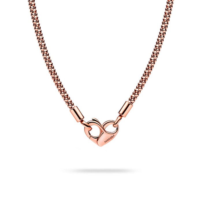 Family Infinity Pink Heart Charm | Rose gold plated | Pandora US