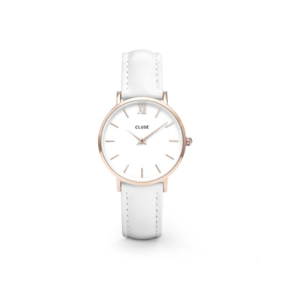 Rellotge Minuit Oro Rosa Blanco/Blanco