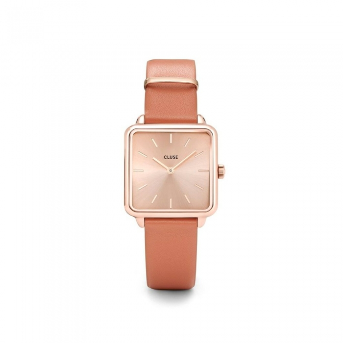 Rellotge Garçonne or rosa / caramel