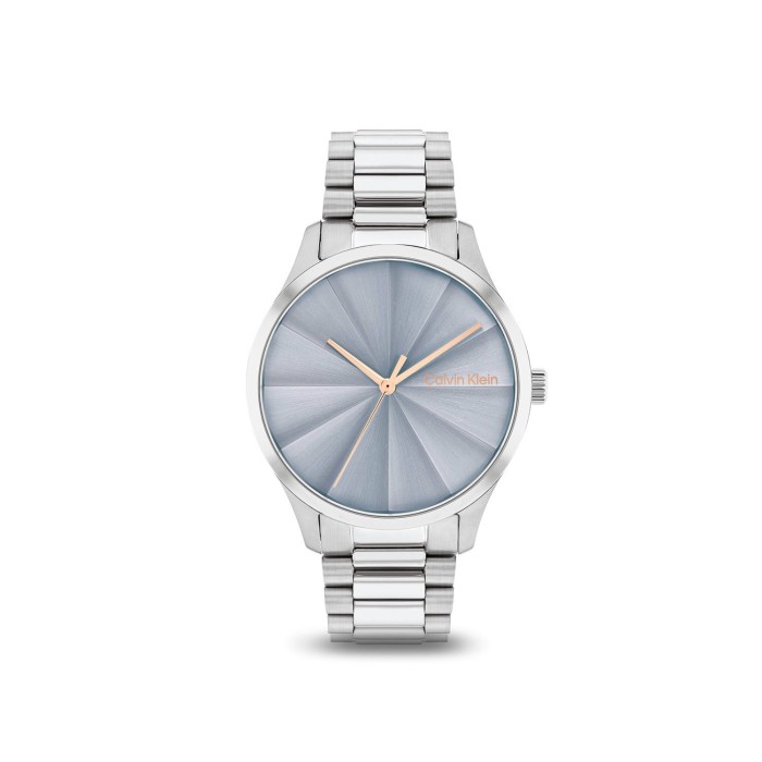 Calvin Klein Burst Silver Watch - Jewelry Online Grau