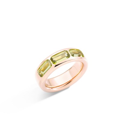 Pomellato Iconica Rose Gold and Peridot Ring