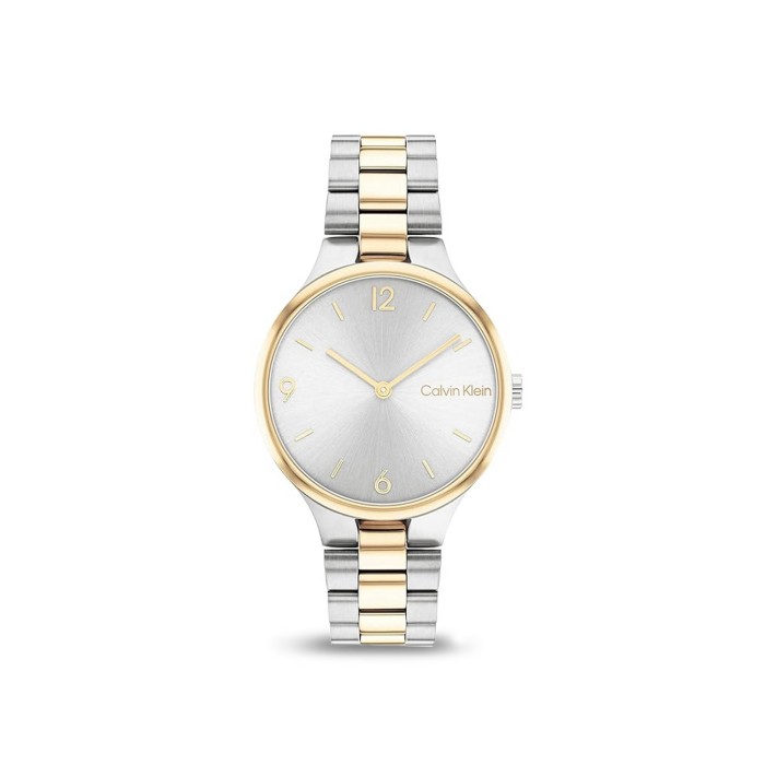Calvin Klein Linked Watch Gold and Silver