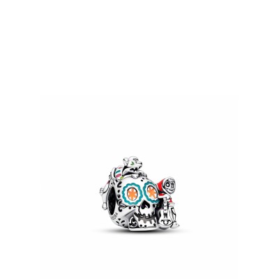 Pandora Miguel and Dante Skull Charm from Disney Pixar's Coco that Glows in the Dark
