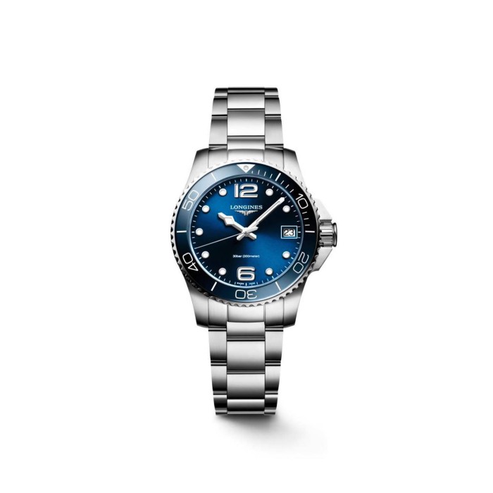 Longines Hydroconquest Blue and Steel Watch