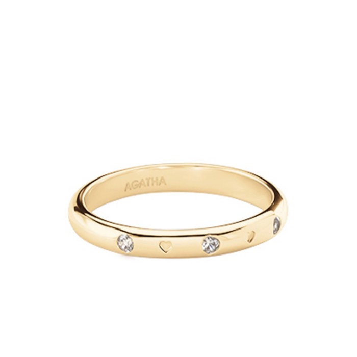 Gold Alliance Ring by Agatha