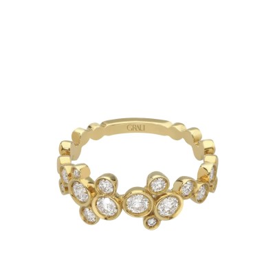Anell Aura Grau Or Groc i Diamants