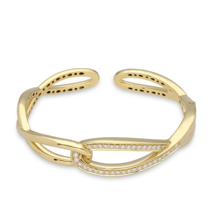 Bracelet Grau Infinity Intertwined Yellow Gold