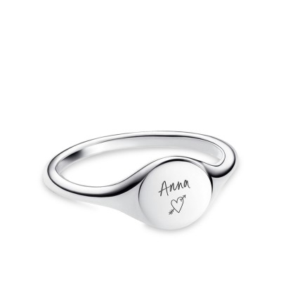 Pandora Moments Engravable Seal Ring
