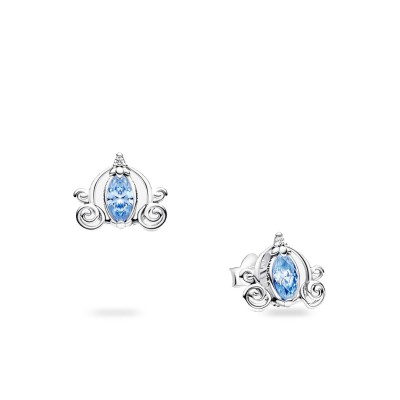 Pandora Cinderella Button Earrings