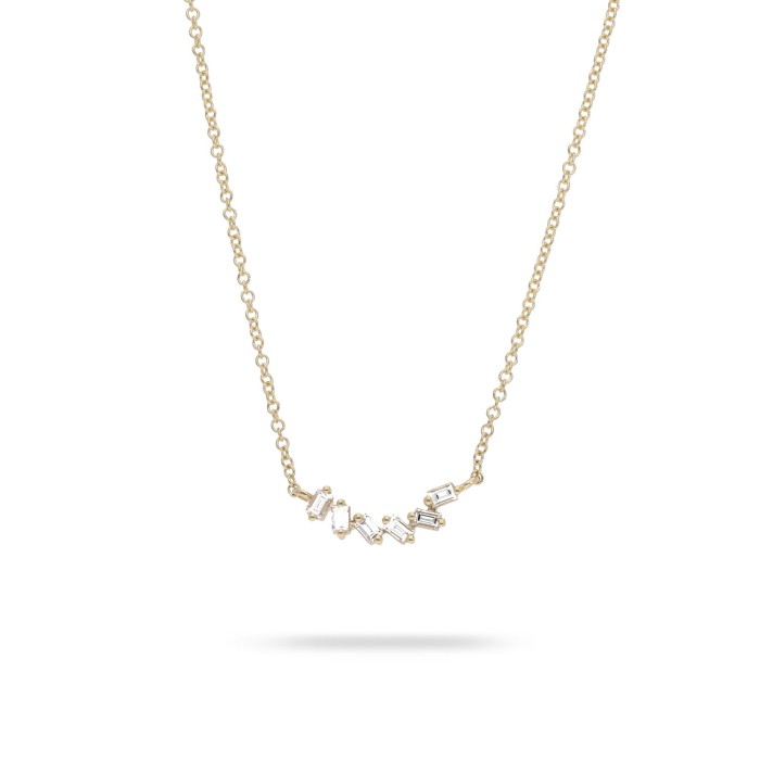 Grau Necklace Yellow Gold and Diamonds