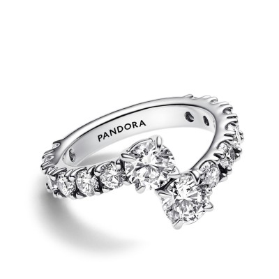 Pandora Timeless Shimmering Band Ring