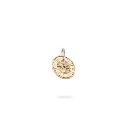 Agatha's Gold and Silver Compass Pendant