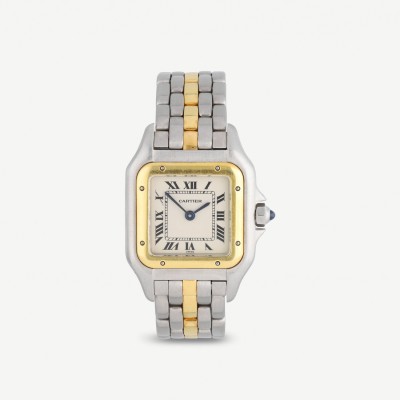 Cartier Panthère yellow gold and steel watch