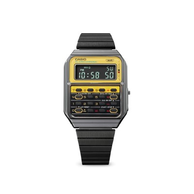 Casio Vintage Edgy CQ-1 Yellow Watch