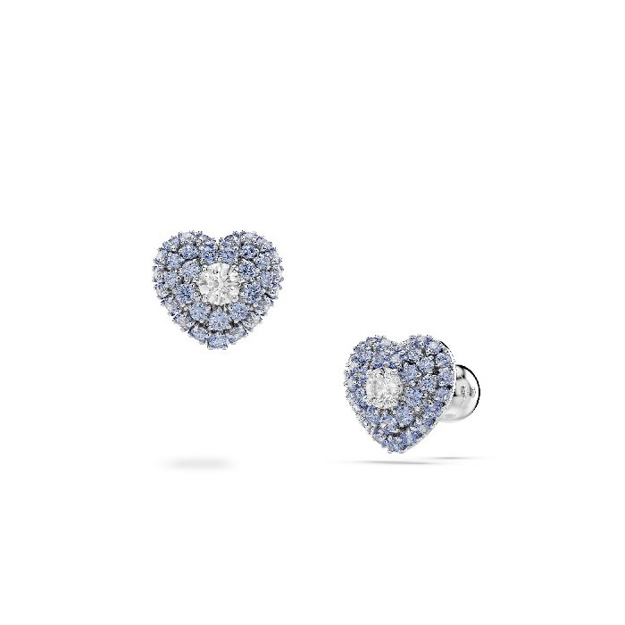 Blue Heart Earrings Hyperbola Swarovski