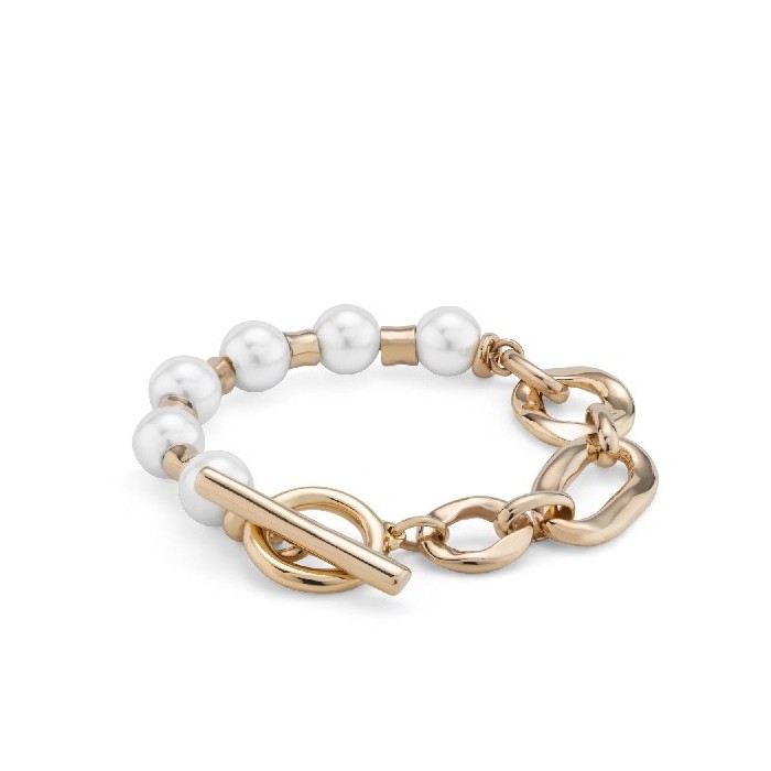 UNODE50 Maxi Chain and Pearl Bracelet